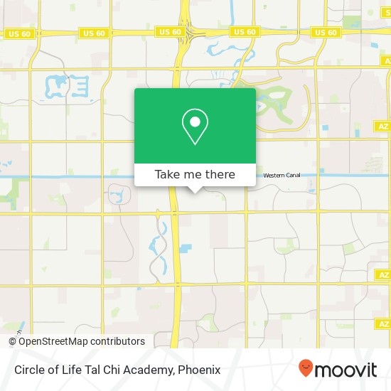 Circle of Life Tal Chi Academy map