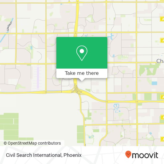 Civil Search International map