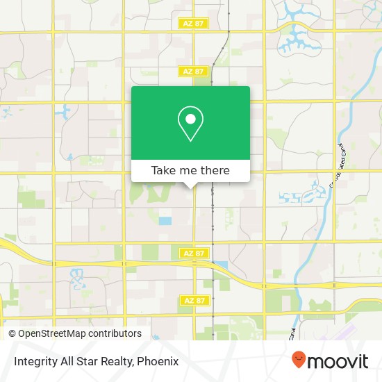 Integrity All Star Realty map