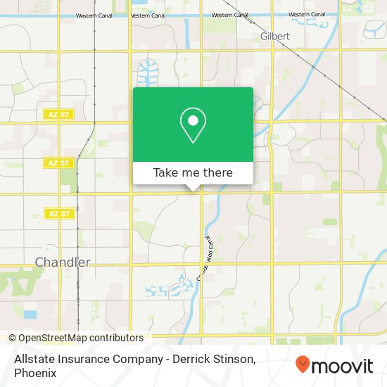 Allstate Insurance Company - Derrick Stinson map