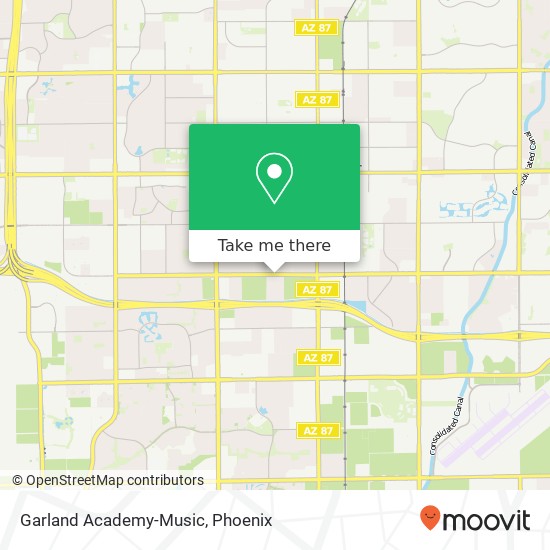 Mapa de Garland Academy-Music