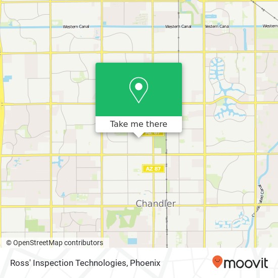 Ross' Inspection Technologies map