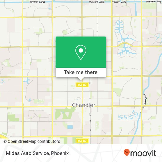 Midas Auto Service map