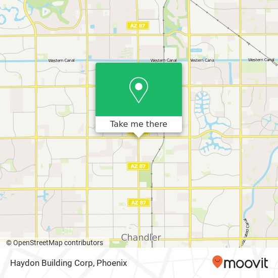 Mapa de Haydon Building Corp