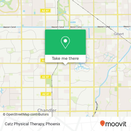 Catz Physical Therapy map