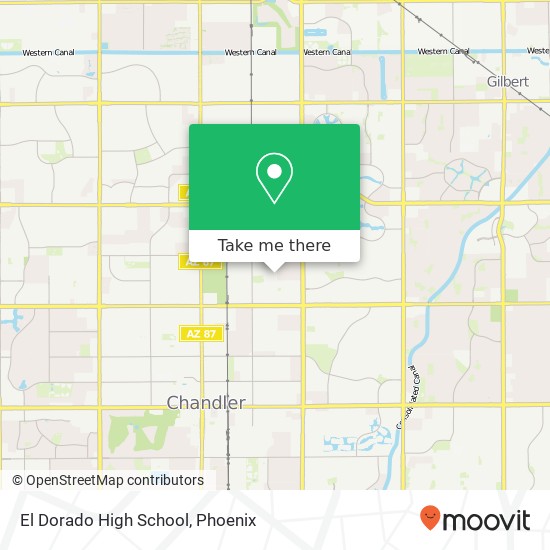 El Dorado High School map