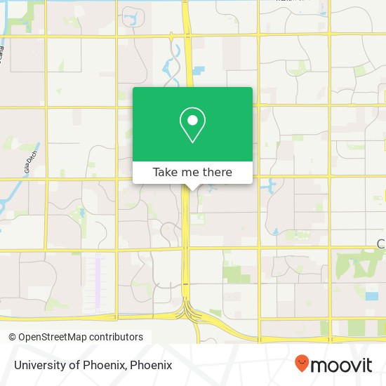 Mapa de University of Phoenix