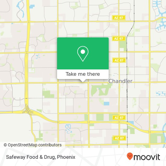 Mapa de Safeway Food & Drug
