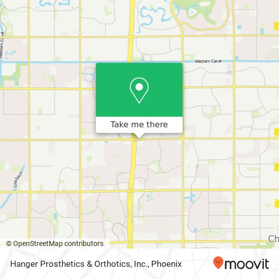 Hanger Prosthetics & Orthotics, Inc. map