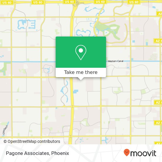 Pagone Associates map