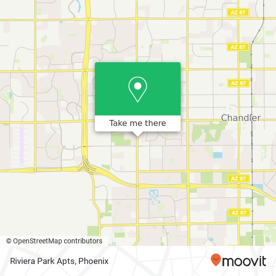 Riviera Park Apts map