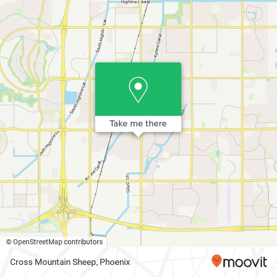 Mapa de Cross Mountain Sheep