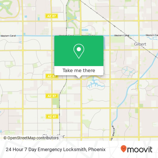 Mapa de 24 Hour 7 Day Emergency Locksmith