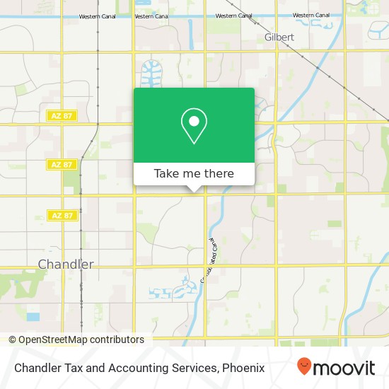 Chandler Tax and Accounting Services map