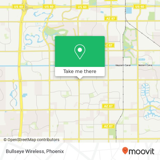 Bullseye Wireless map