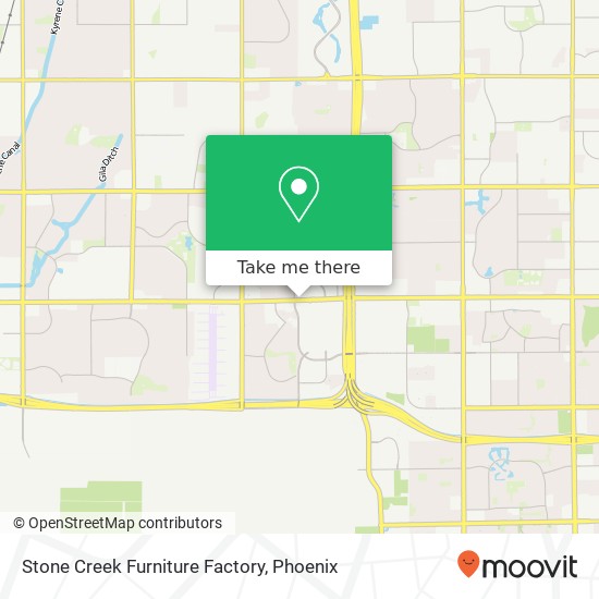 Stone Creek Furniture Factory map