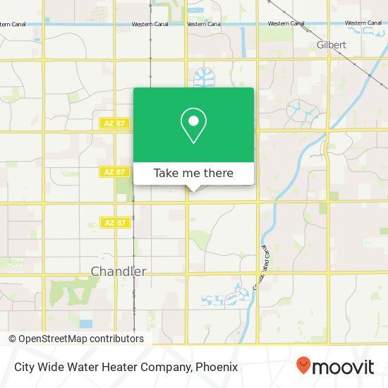 City Wide Water Heater Company map