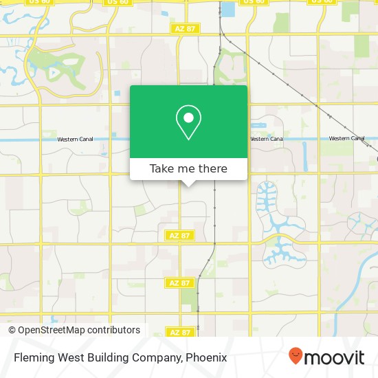 Fleming West Building Company map