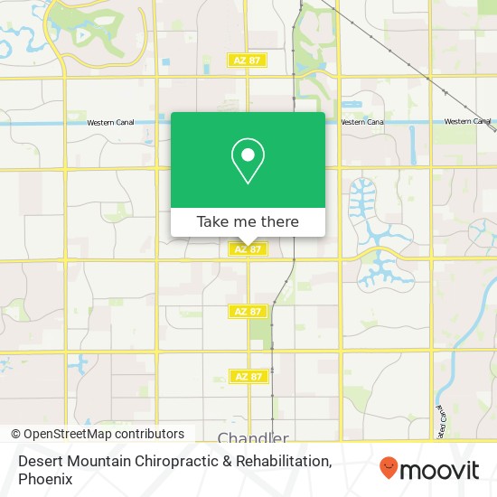 Desert Mountain Chiropractic & Rehabilitation map