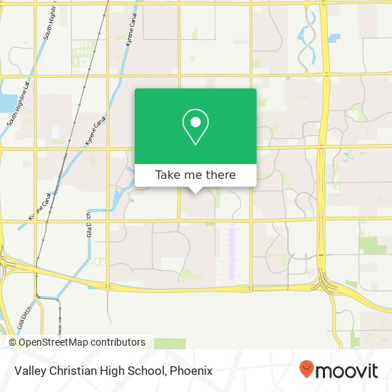 Valley Christian High School map