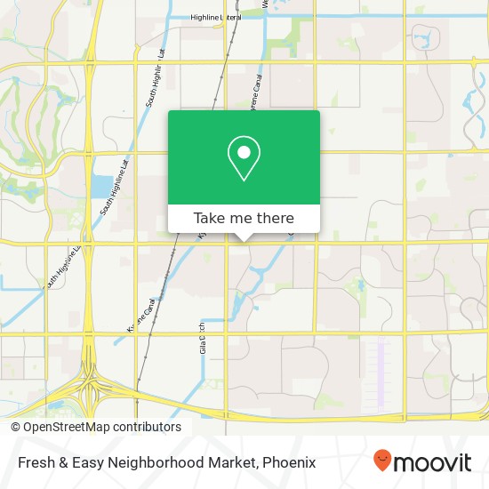 Fresh & Easy Neighborhood Market map