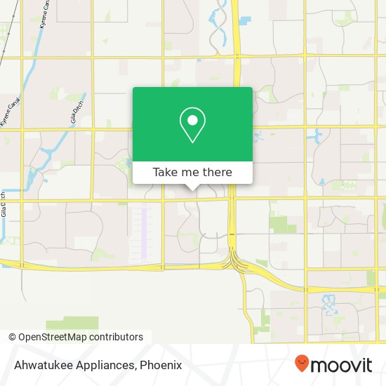 Ahwatukee Appliances map