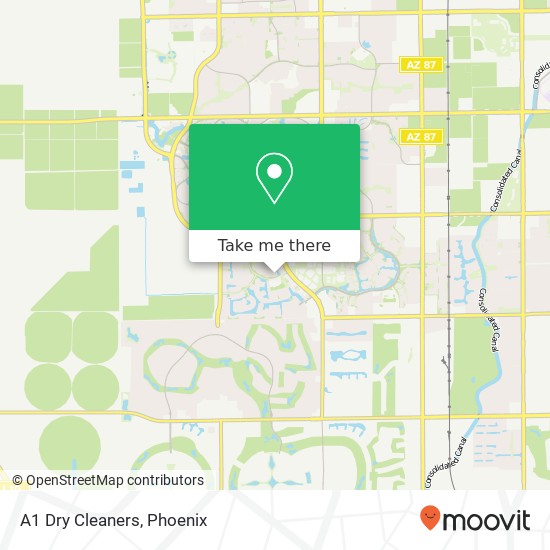 A1 Dry Cleaners map
