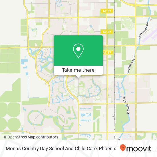 Mona's Country Day School And Child Care map