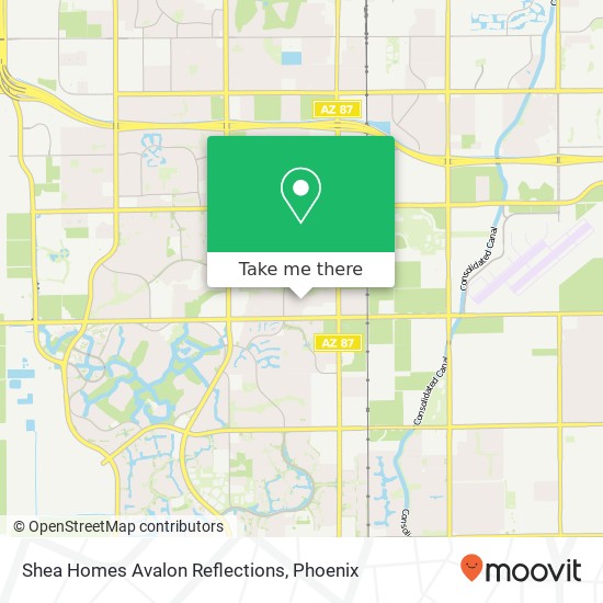 Mapa de Shea Homes Avalon Reflections