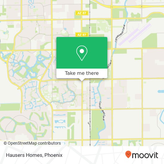 Hausers Homes map