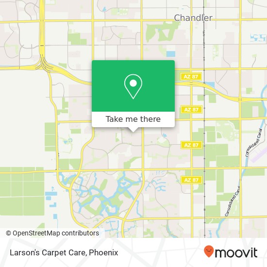 Larson's Carpet Care map