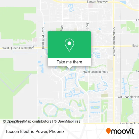 Tucson Electric Power map