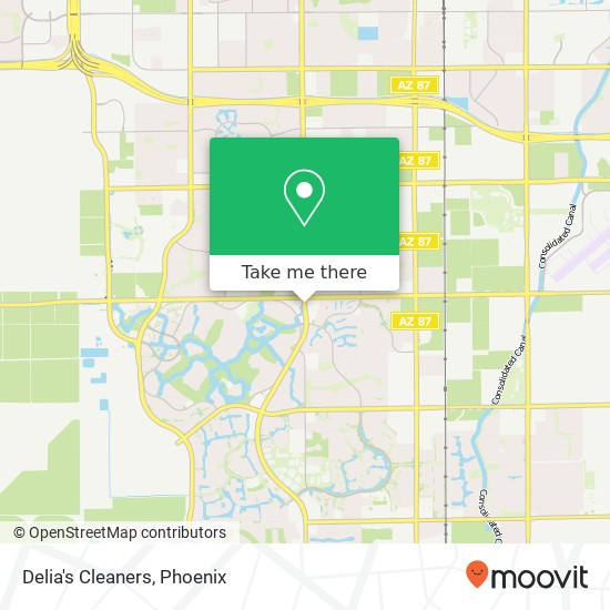 Delia's Cleaners map