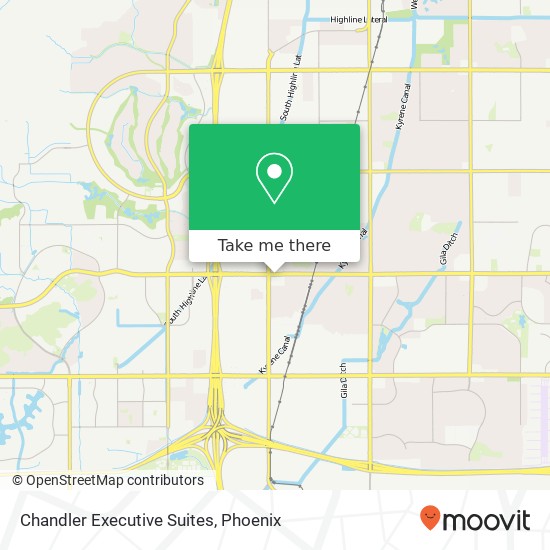 Mapa de Chandler Executive Suites