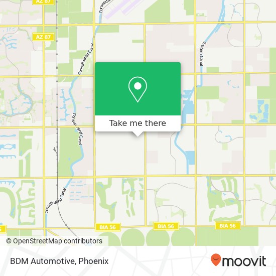 BDM Automotive map