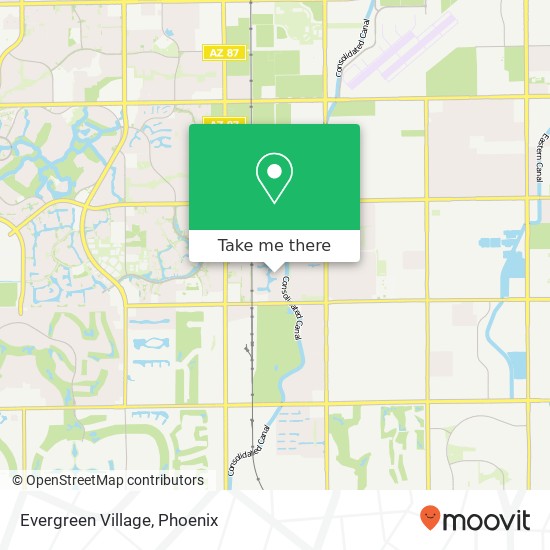 Evergreen Village map