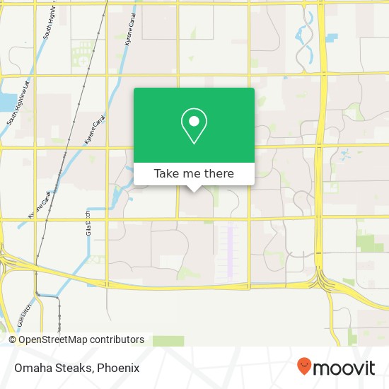 Omaha Steaks map