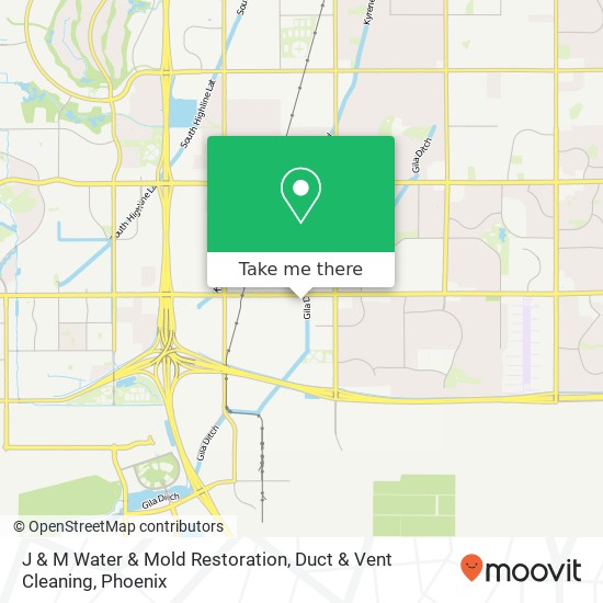 J & M Water & Mold Restoration, Duct & Vent Cleaning map