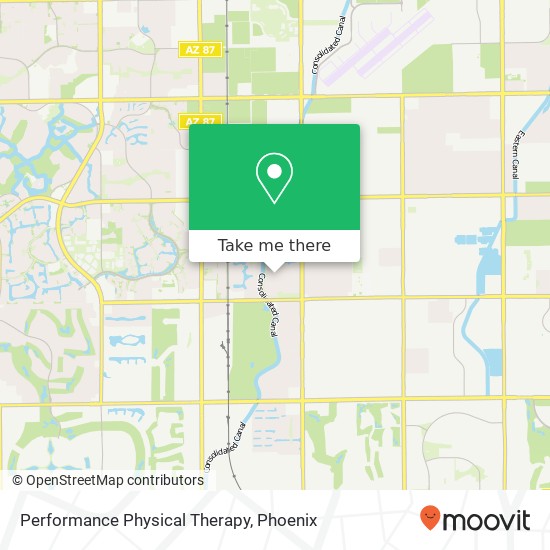 Performance Physical Therapy map