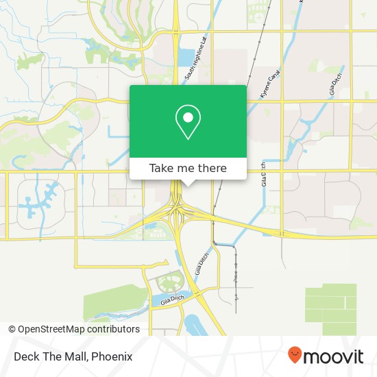 Mapa de Deck The Mall