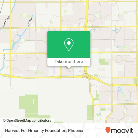 Harvest For Hmanity Foundation map