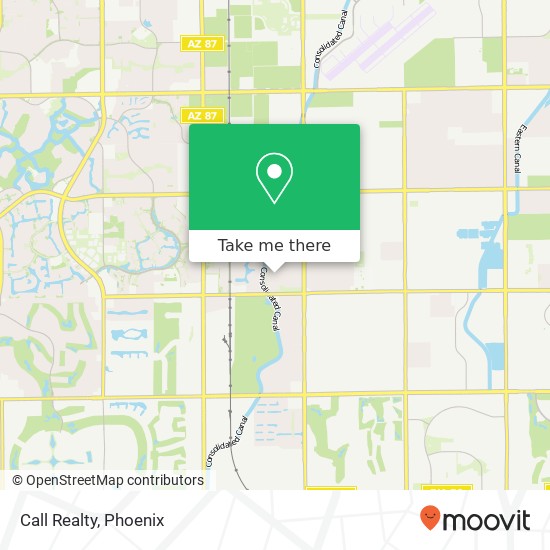 Call Realty map