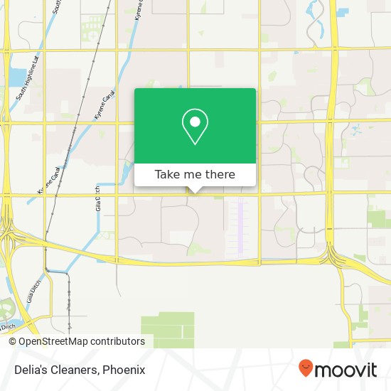 Delia's Cleaners map