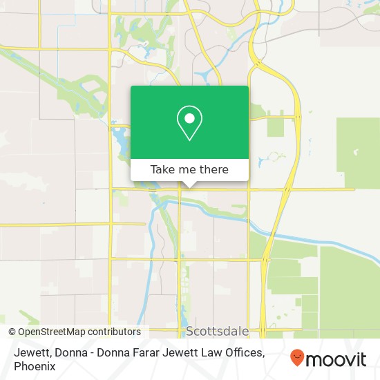 Mapa de Jewett, Donna - Donna Farar Jewett Law Offices