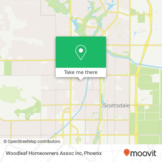 Mapa de Woodleaf Homeowners Assoc Inc