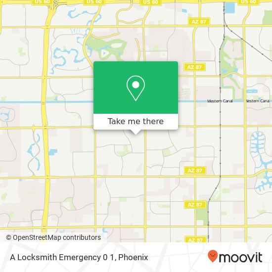 A Locksmith Emergency 0 1 map