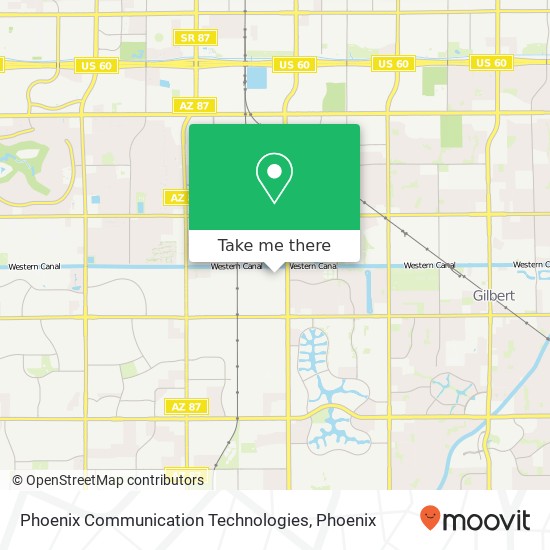 Phoenix Communication Technologies map