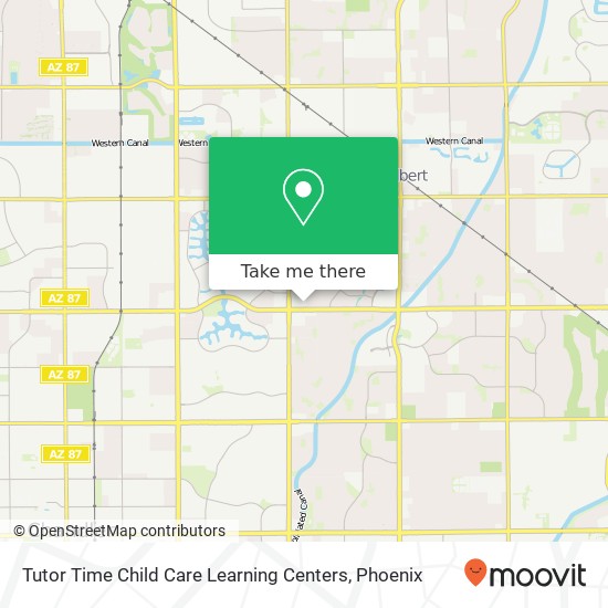 Tutor Time Child Care Learning Centers map