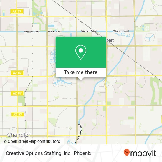 Creative Options Staffing, Inc. map