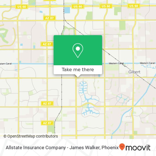 Allstate Insurance Company - James Walker map